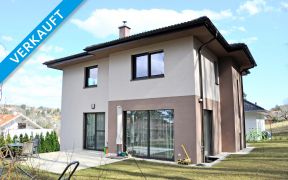 H5041 Aussenansicht mit Garten und Terrasse